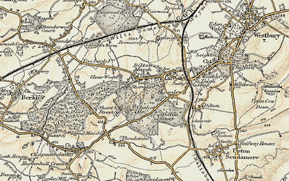 Old map of Stormore in 1898-1899