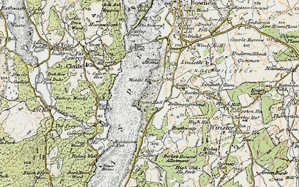 Old map of Storrs in 1903-1904