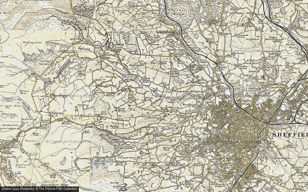 Old Map of Storrs, 1903 in 1903