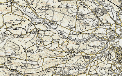 Old map of Storrs in 1903