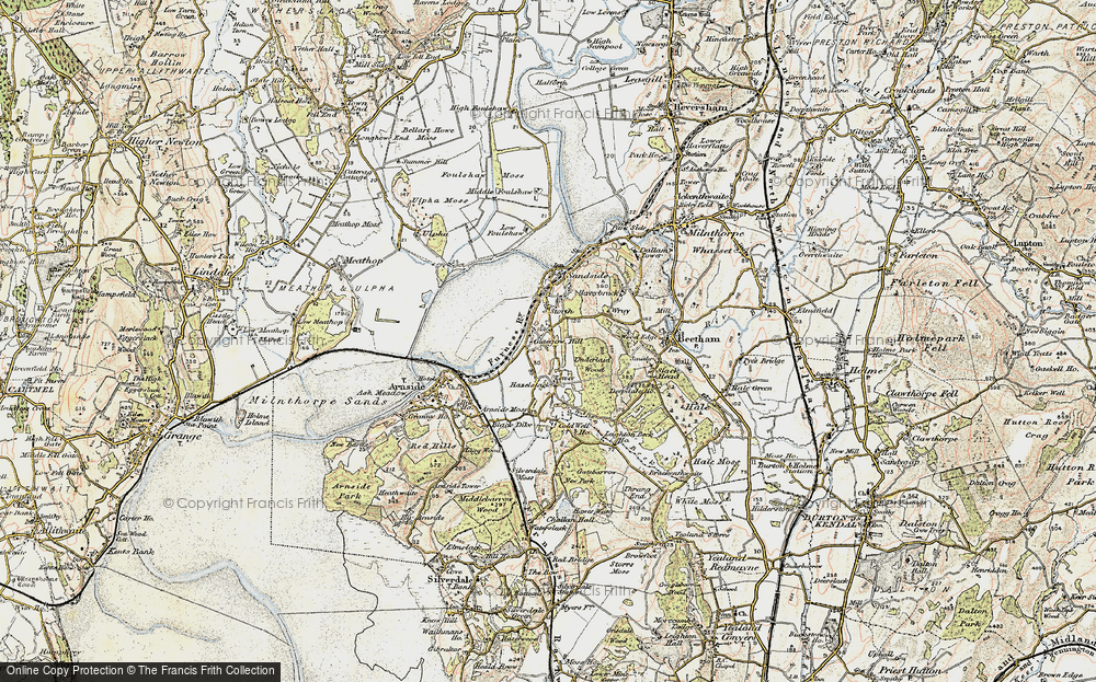 Old Map of Storth, 1903-1904 in 1903-1904