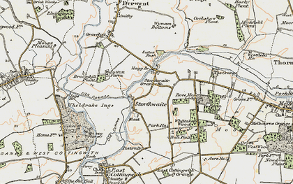Old map of Broomhill Plantn in 1903