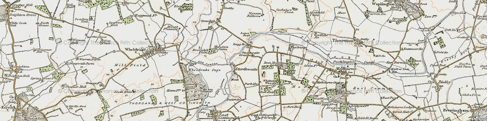 Old map of Storwood in 1903