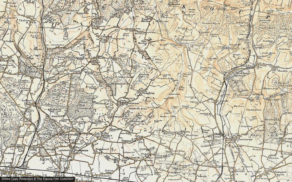 Old Map of Stoughton, 1897-1899 in 1897-1899
