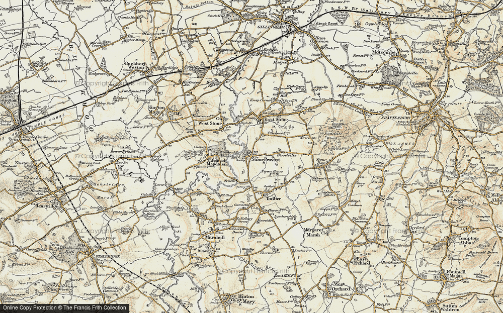 Old Map of Stour Provost, 1897-1909 in 1897-1909