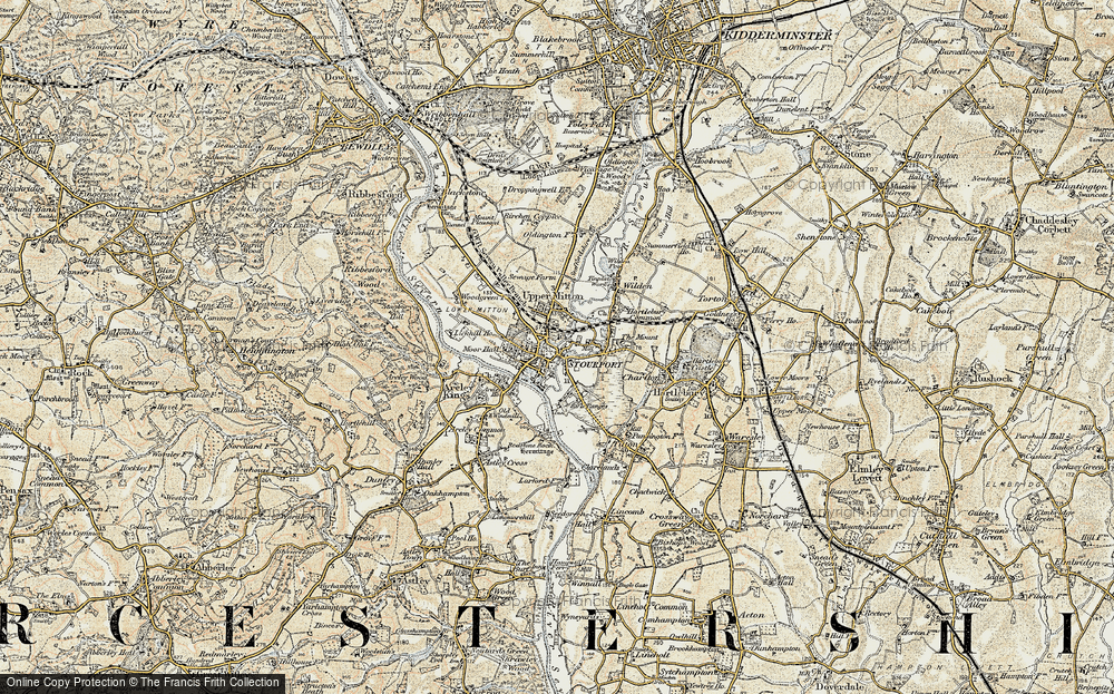 Old Map of Stourport-on-Severn, 1901-1902 in 1901-1902