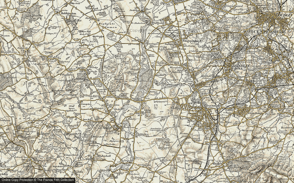 Old Map of Stourton, 1901-1902 in 1901-1902