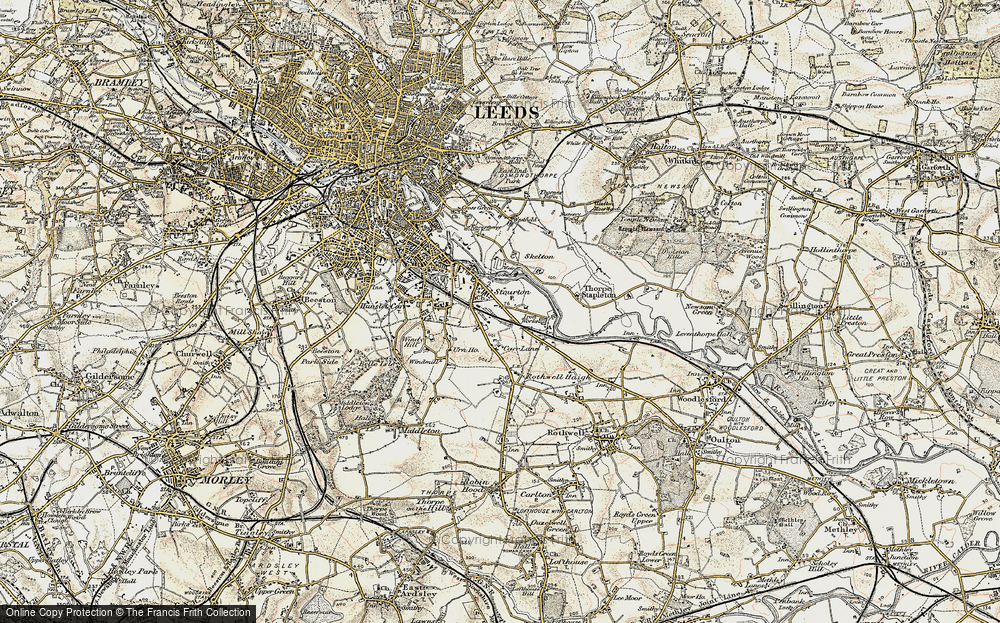 Old Map of Stourton, 1903 in 1903