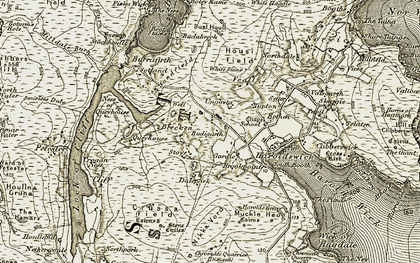 Old map of Stove in 1912