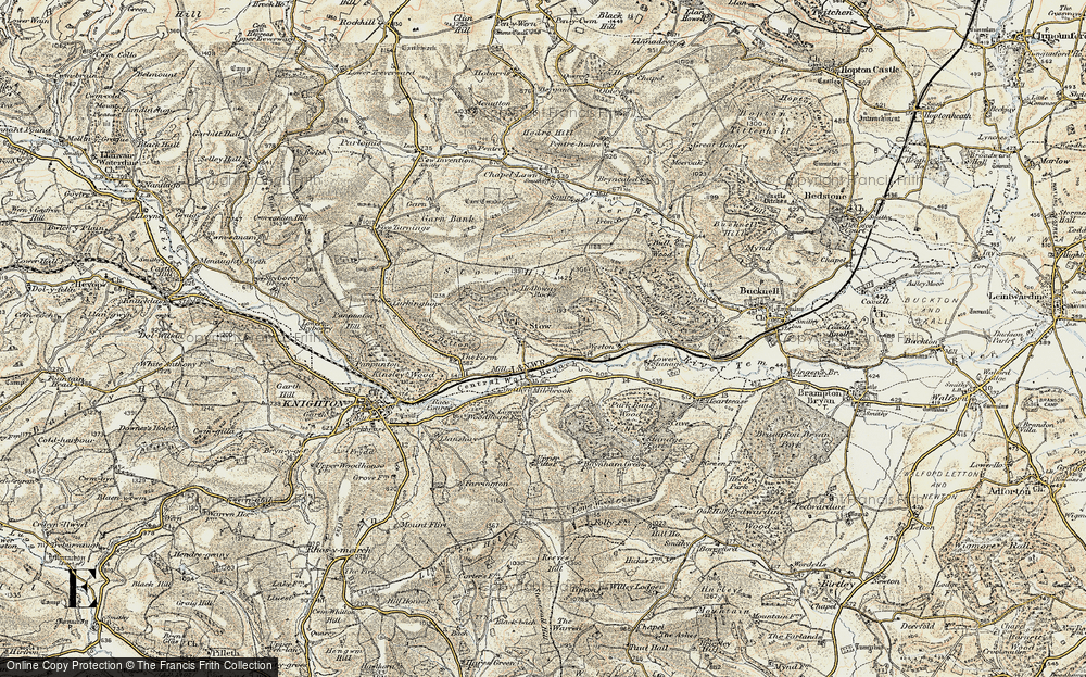 Old Map of Stowe, 1901-1903 in 1901-1903