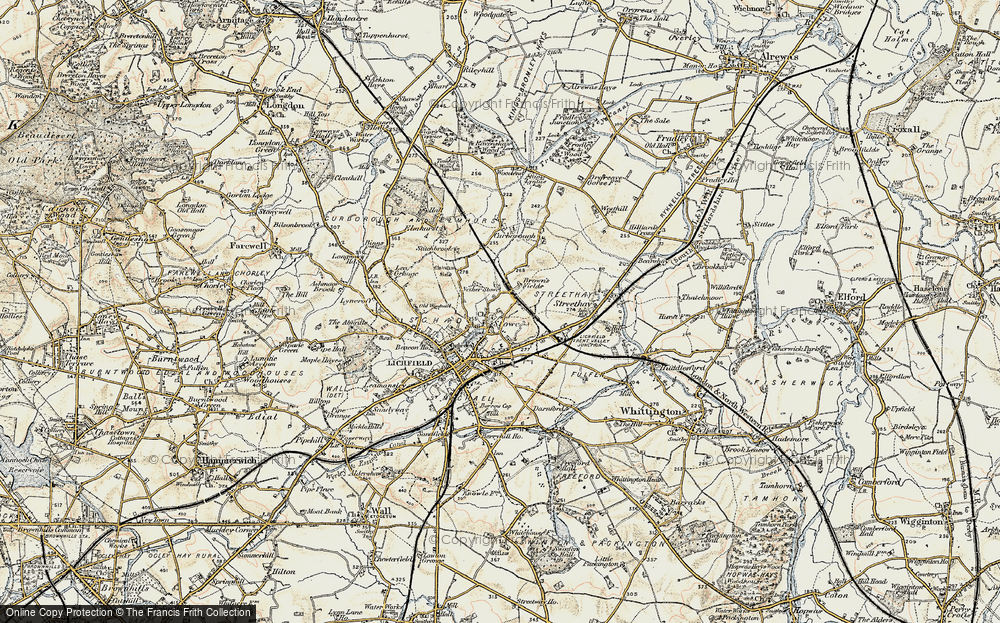 Old Map of Stowe, 1902 in 1902