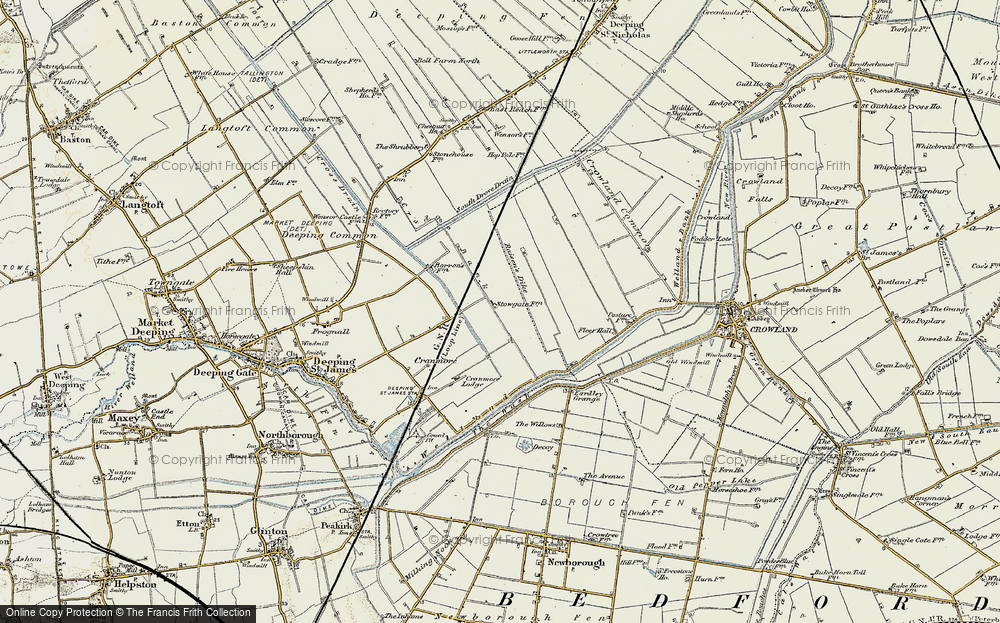 Old Map of Stowgate, 1901-1902 in 1901-1902