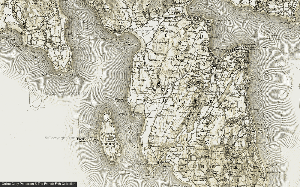 Old Map of Straad, 1905-1907 in 1905-1907