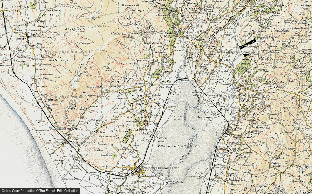 Old Map of Strands, 1903-1904 in 1903-1904