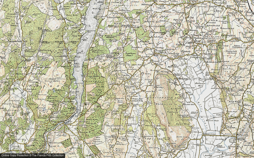 Old Map of Strawberry Bank, 1903-1904 in 1903-1904