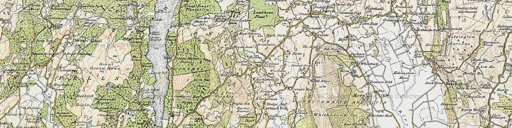 Old map of Strawberry Bank in 1903-1904