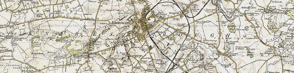 Old map of Stray, The in 1903-1904