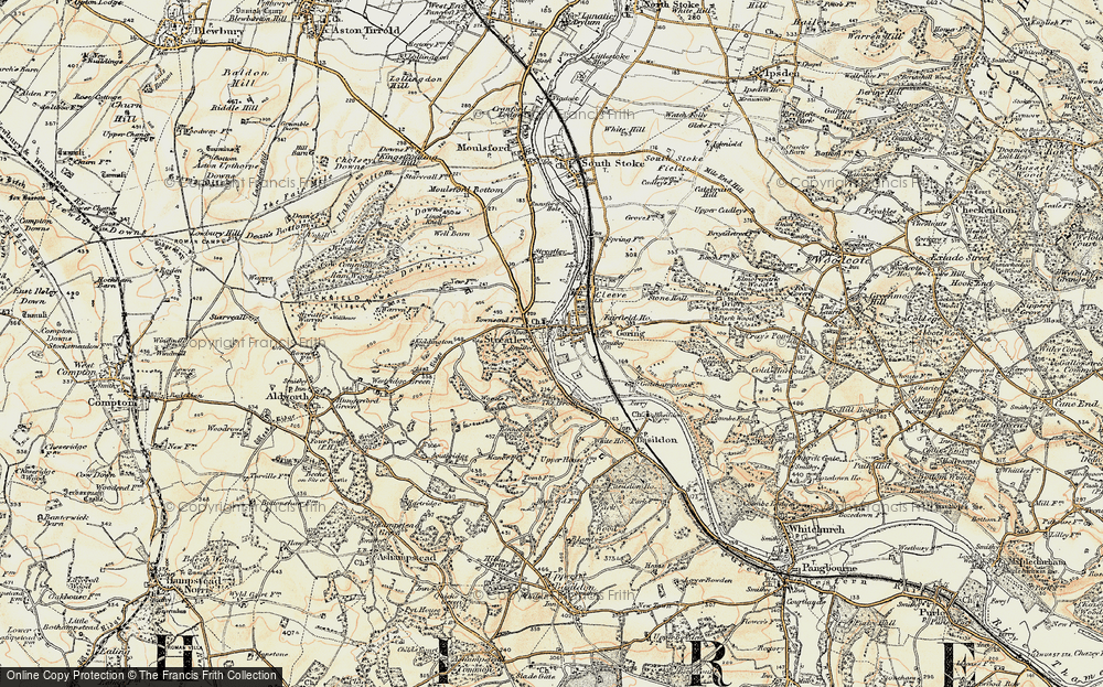 Old Map of Streatley, 1897-1900 in 1897-1900