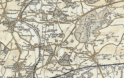 Old map of Street in 1898-1899