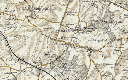 Old map of Street Ashton in 1901-1902