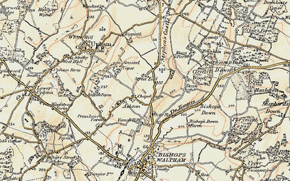 Old map of Belmore Ho in 1897-1900