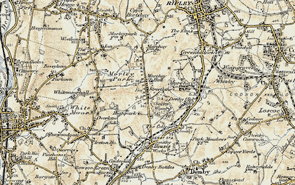 Old map of Street Lane in 1902
