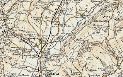 Old map of Strefford in 1901-1903