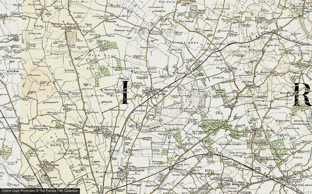 Old Map of Strensall, 1903-1904 in 1903-1904