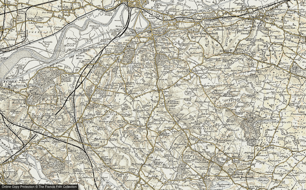 Old Map of Stretton, 1902-1903 in 1902-1903
