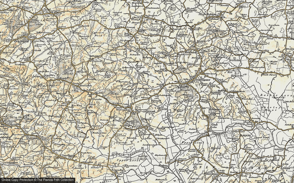 Old Map of Strood, 1898 in 1898