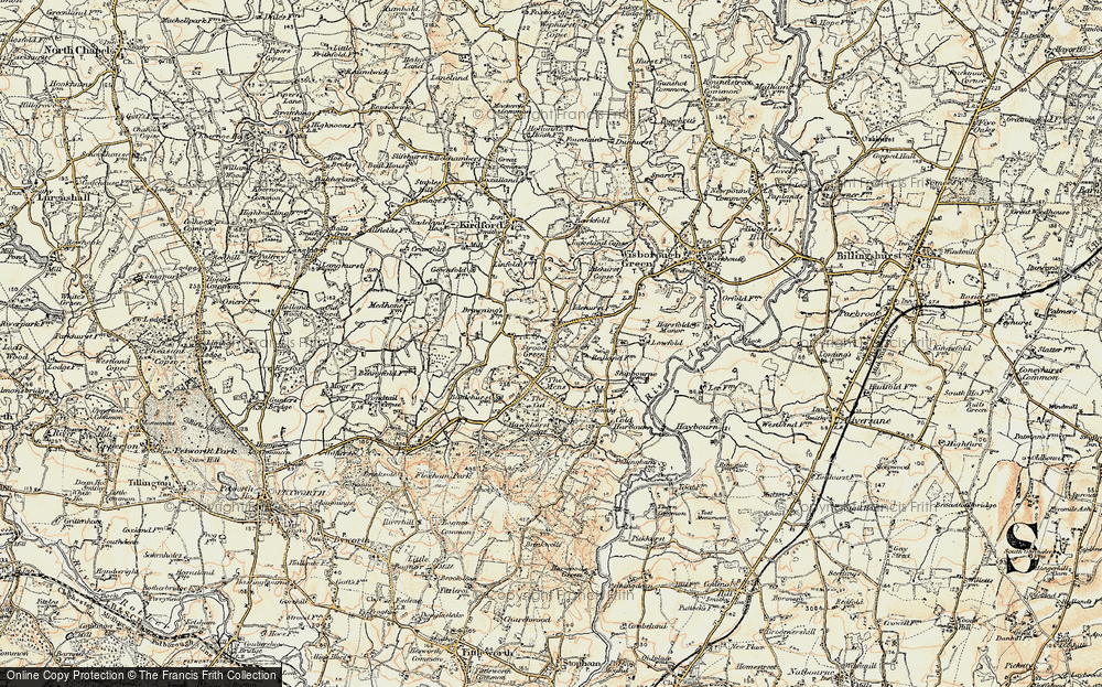 Old Map of Historic Map covering Burdocks in 1897-1900