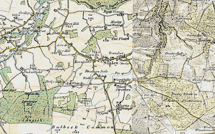Old map of Strothers Dale in 1901-1904