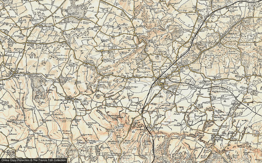 Old Map of Stroud, 1897-1900 in 1897-1900