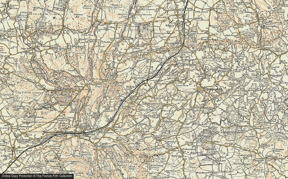 Old Map of Stroud, 1897-1909 in 1897-1909