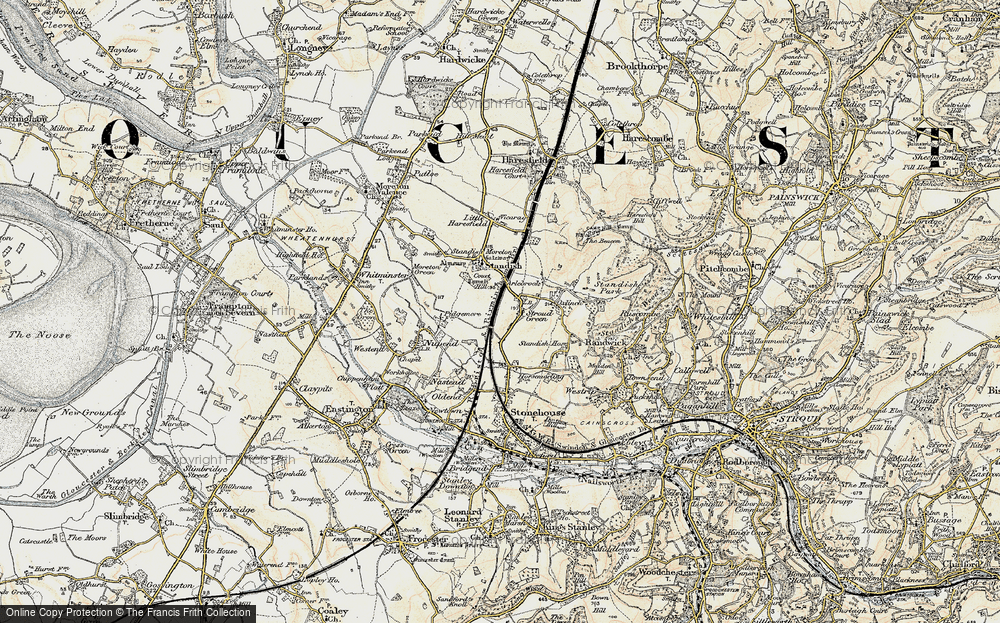 Old Map of Stroud Green, 1898-1900 in 1898-1900