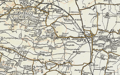 Old map of Stroud Green in 1898