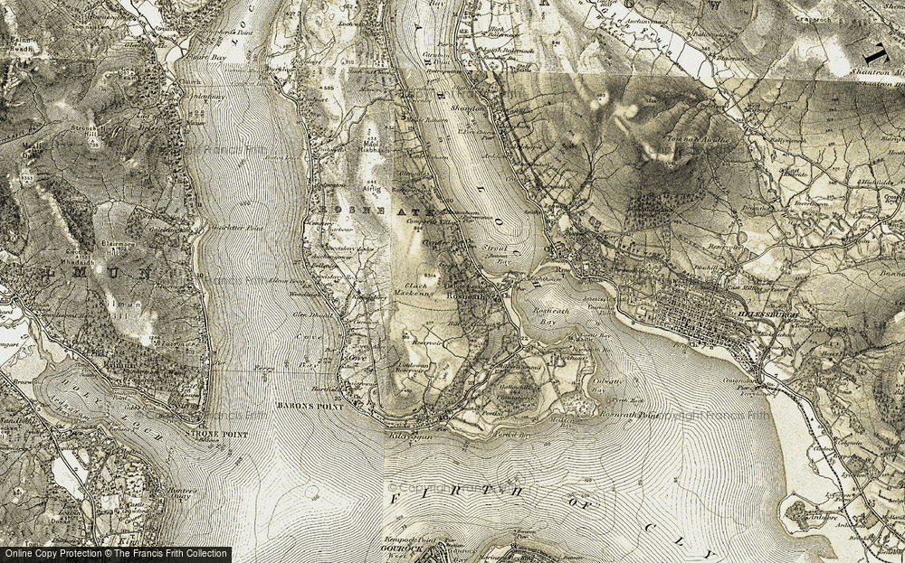 Old Map of Stroul, 1905-1907 in 1905-1907