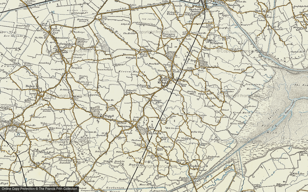 Old Map of Strugg's Hill, 1902 in 1902