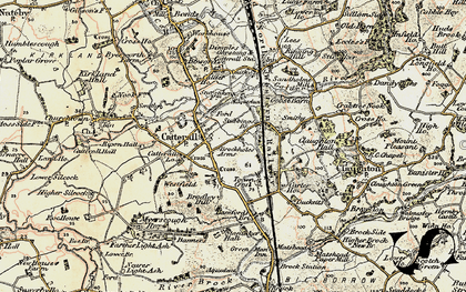 Old map of Stubbins in 1903-1904