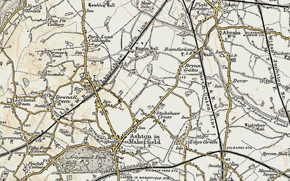 Old map of Bryn Hall in 1903