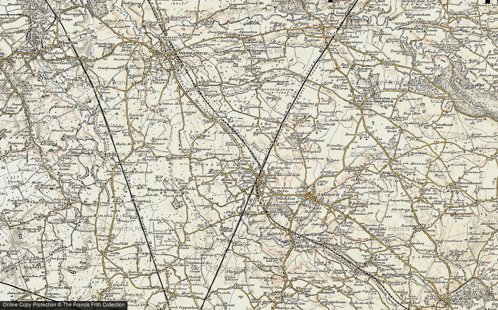 Old Map of Stud Green, 1902-1903 in 1902-1903