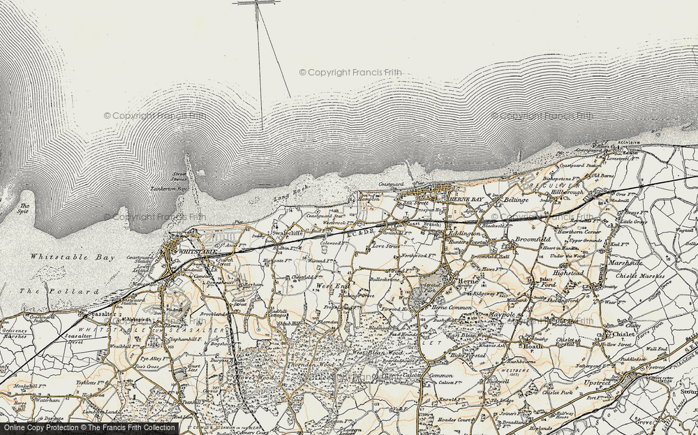 Old Map of Studd Hill, 1898-1899 in 1898-1899