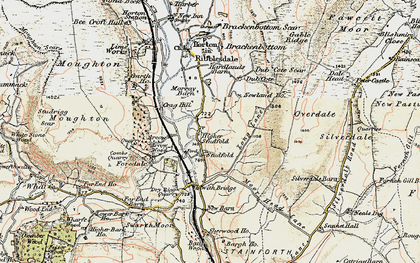 Old map of Arcow Quarry in 1903-1904