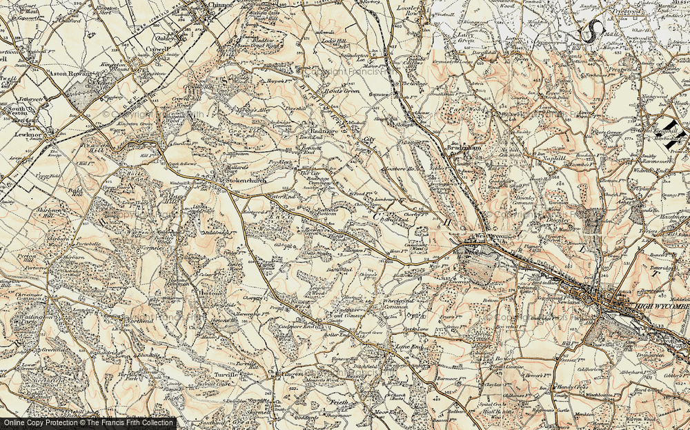 Old Map of Studley Green, 1897-1898 in 1897-1898