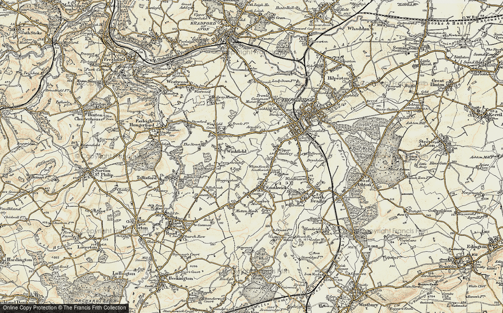 Old Map of Studley Green, 1898-1899 in 1898-1899