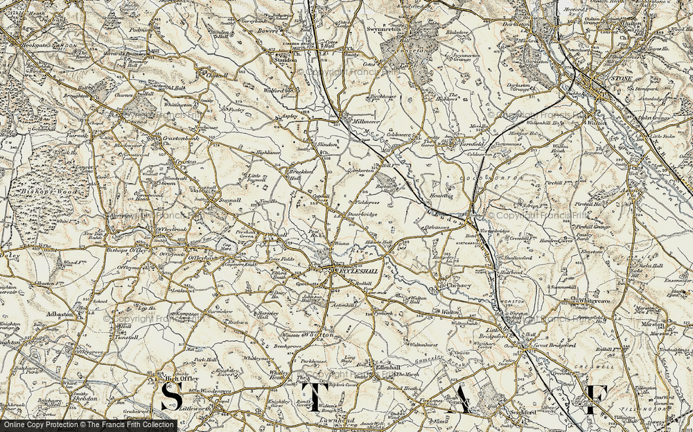 Old Map of Historic Map covering Ankerton in 1902