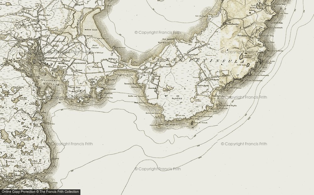 Old Map of Suardail, 1909-1911 in 1909-1911