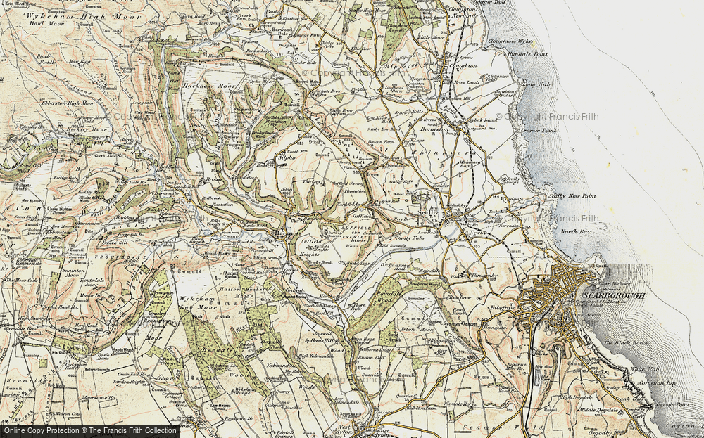 Old Map of Suffield, 1903-1904 in 1903-1904