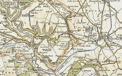 Old map of Suffield in 1903-1904