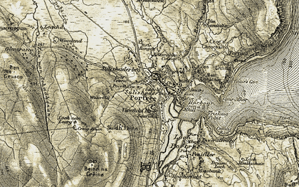 Old map of Sùlaisiadar Mòr in 1908-1909